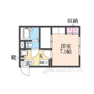 レオパレスTWINKLE【1階】の間取り
