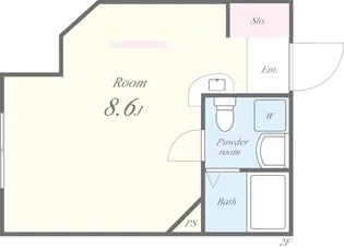 FLレジデンス芝公館【2階】の間取り