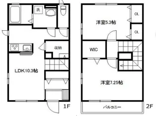 埼玉県さいたま市西区大字指扇【一戸建】の間取り
