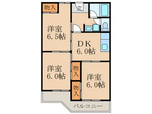 コーポラス太洋向島【3階】の間取り