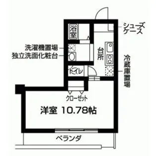 Eau de Vie 烏丸通【5階】の間取り