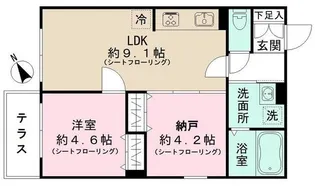 東京都世田谷区若林4【一戸建】の間取り