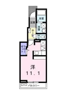 ベラ・ルーチェII【1階】の間取り