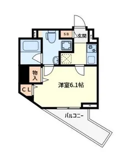 エル・ヴィエント・アース田端【6階】の間取り