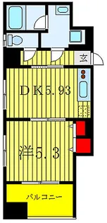 東京都台東区入谷2【マンション】の間取り