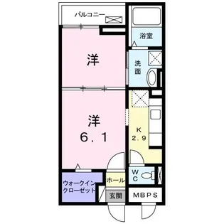 メゾン オノ デ ペーシェ【1階】の間取り