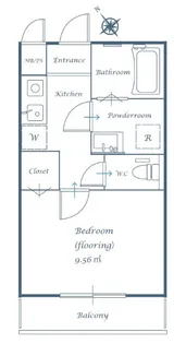 神奈川県横浜市保土ヶ谷区帷子町2【アパート】の間取り