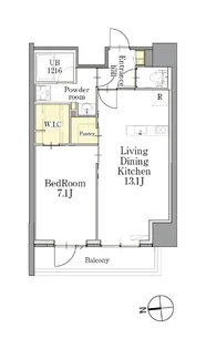 CLASSEUM(クラシアム)仙台新寺通【2階】の間取り