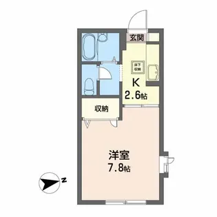 レーベンハイムS【1階】の間取り