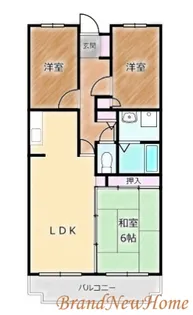 ドミール浜寺【1階】の間取り