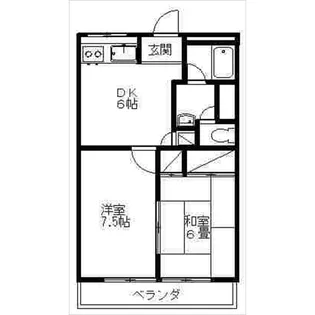 セムイハイツ【2階】の間取り