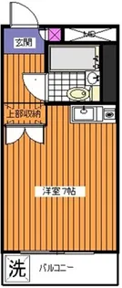 シティコア梅ヶ丘【1階】の間取り