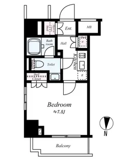 東京都墨田区石原1【マンション】の間取り