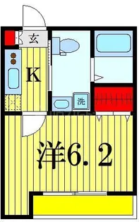 千葉県船橋市栄町1【アパート】の間取り