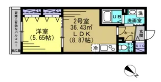 アセンディア成田【3階】の間取り