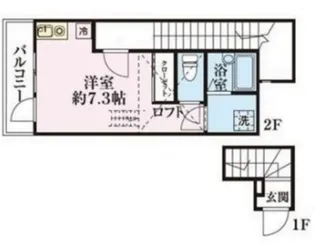 スカイレジデンス向島【2階】の間取り