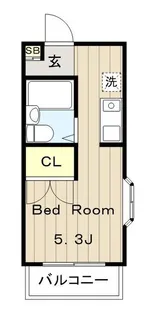コートニュータウン【3階】の間取り