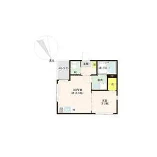 クレール ラフィネ【3階】の間取り