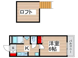 グランカスケードみのり台【2階】の間取り