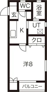 リーフ(leaf)【2階】の間取り