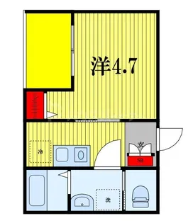 MELDIA京成稲毛【2階】の間取り