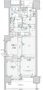 日神パレステージ小田急相模原フロント【10階】の間取り