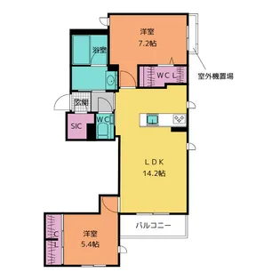 Asgard金山【3階】の間取り