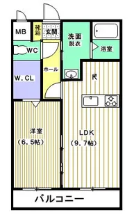 ベルンシュタイン【1階】の間取り