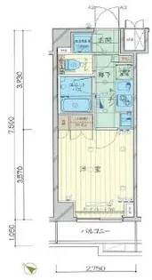 ルーブル蒲田九番館【2階】の間取り