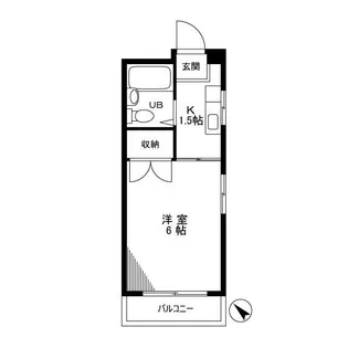 東京都北区西ケ原3【マンション】の間取り