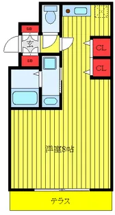 シェルネージュ【1階】の間取り