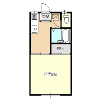 コーポ若松【2階】の間取り