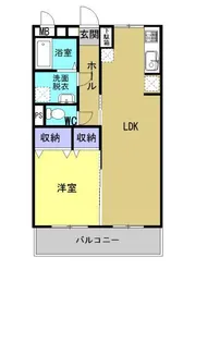 ユーミーマンション バウムI号館【3階】の間取り