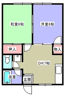 ハイツサンライズ【1階】の間取り