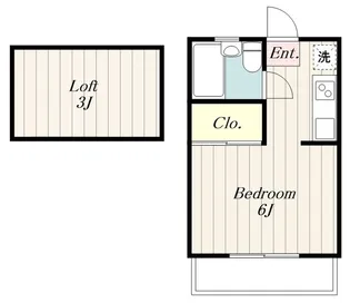 コーポYAMADA【1階】の間取り