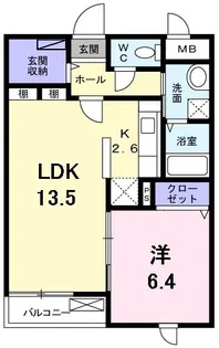 メゾン・ド・リアンIII【1階】の間取り