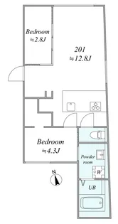 trias154【5階】の間取り