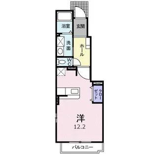 シャングリ・ラ【1階】の間取り