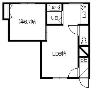 サイレンスミキA・B棟【1階】の間取り
