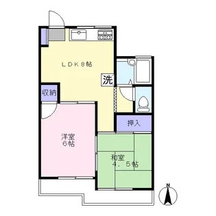 コーポM【2階】の間取り