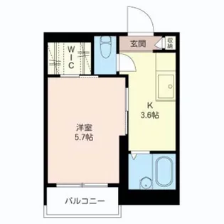 シャーメゾン竹【1階】の間取り