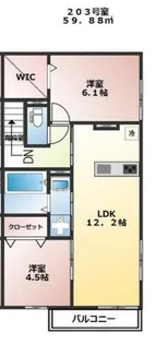 桜丘4丁目TKアパート【2階】の間取り