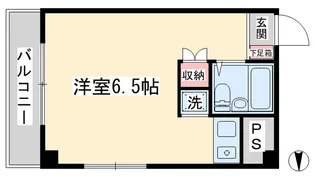 メルシー渡辺【1階】の間取り