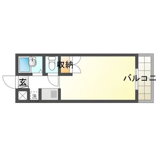 セントバレンタインハイツA棟【4階】の間取り