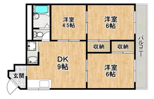 グリーンコーポラス若松【2階】の間取り