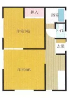 コーポあすなろ【2階】の間取り