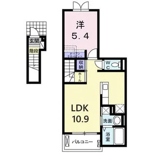 エスポワール【2階】の間取り