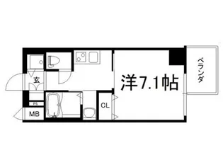 アール大阪グランデ【2階】の間取り