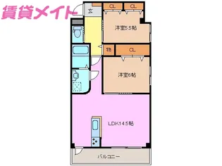 フェニックス【5階】の間取り