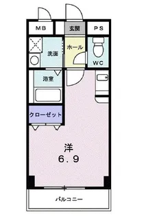カルム六番町【2階】の間取り